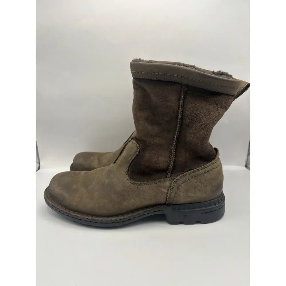 Ugg Hartsville Suede Brown Boots Men Size 9